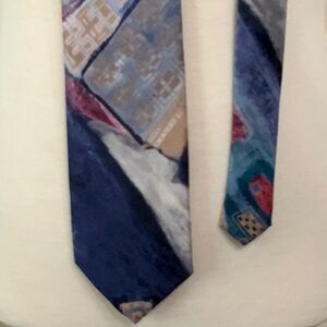 Alberto Serra TIE- blue multi